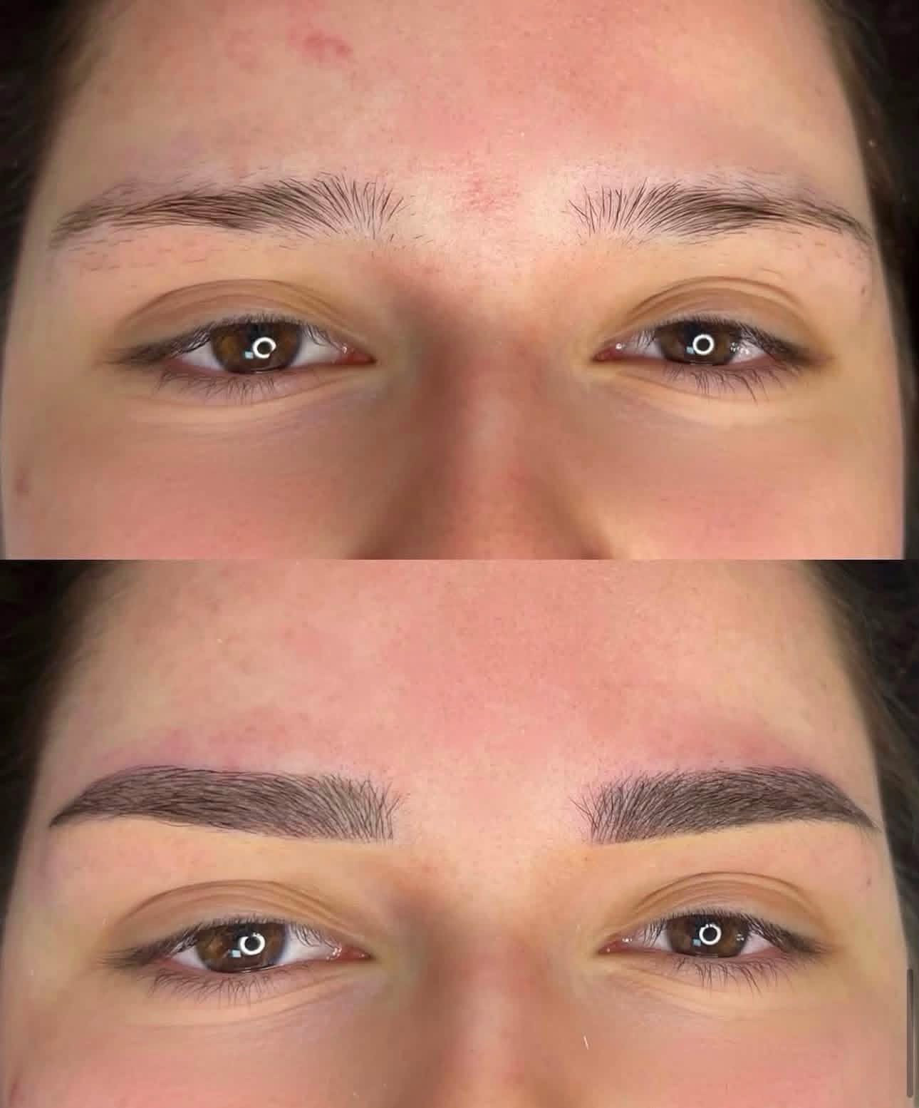 Microblading cosmetic tattoo result by Lash & Brow Ink by Ash, Braybrook
