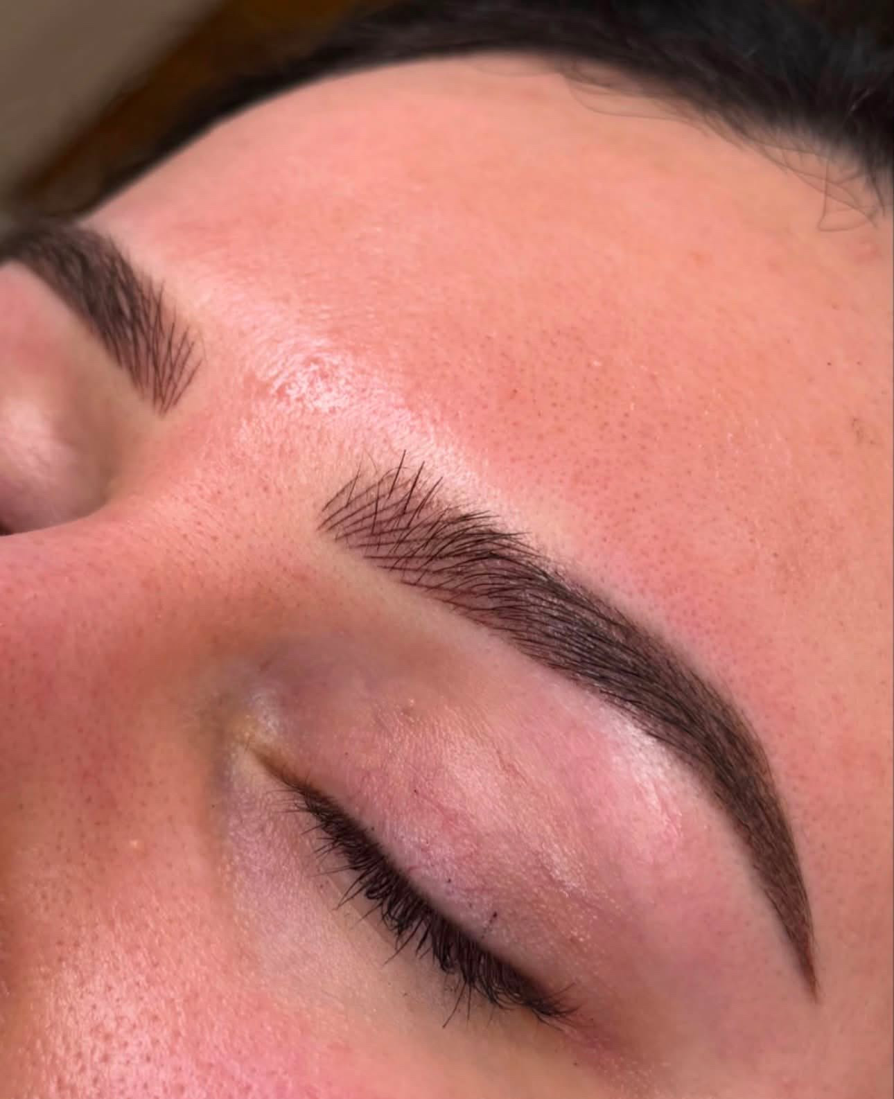 Combination Brows cosmetic tattoo result by Lash & Brow Ink by Ash, Braybrook